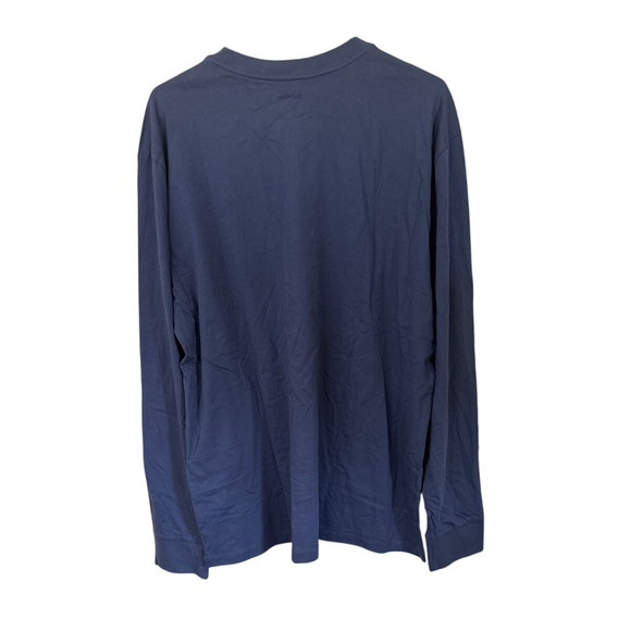 ALLBIRDS Organic Cotton Long Sleeve Tee Hazy Indigo Men Size Large New with tags - Picture 2 of 4